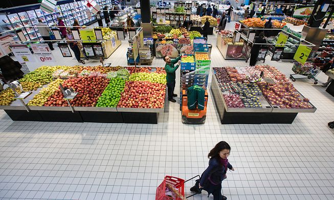 Inflation in the eurozone has fallen to single digits for the first time since the summer