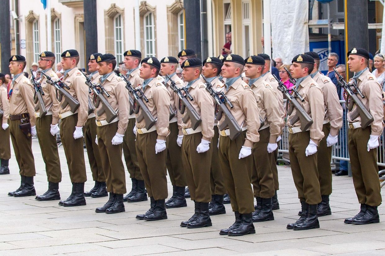 Die feierliche Wachablösung am Mittwochnachmittag.