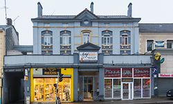 Das Hauptquartier der Bande befand sich in diesem Gebäude in der Nähe des Bahnhofs von Longwy.