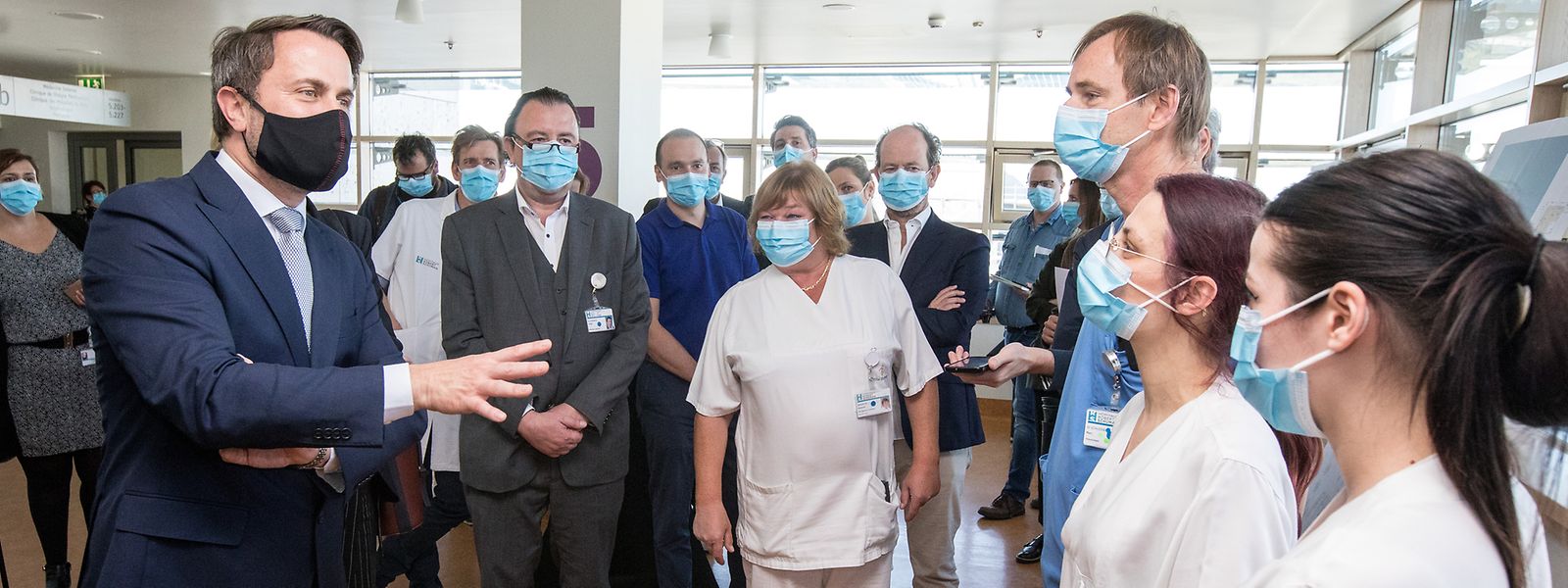 Si, comme ici à l'hôpital Kirchberg, le Premier ministre a souvent eu l'occasion de saluer le rôle des infirmières, Xavier Bettel devrait maintenant écouter leurs doléances
