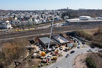 chantier tunnel Rangwee - Luxembourg - Ville -  - 29/03/2021 - photo: claude piscitelli
