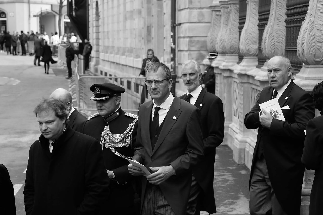 Lokales, Online, Kathedrale, Staatsbegräbnis Großherzog Jean, funérailles Grand-Duc Jean, Eingang Kathedrale,