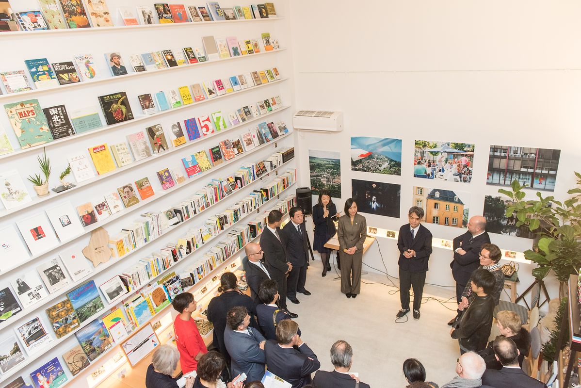 Luxembourg Café, ein Popup-Café in Tokio. 