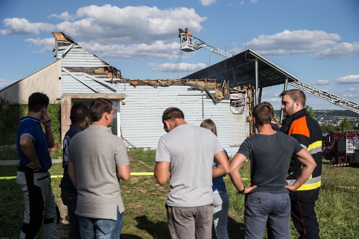 Das Jugendhaus in Remerschen - im früheren Energiepark-Gebäude - wurde am Sonntag zum Raub der Flammen. 