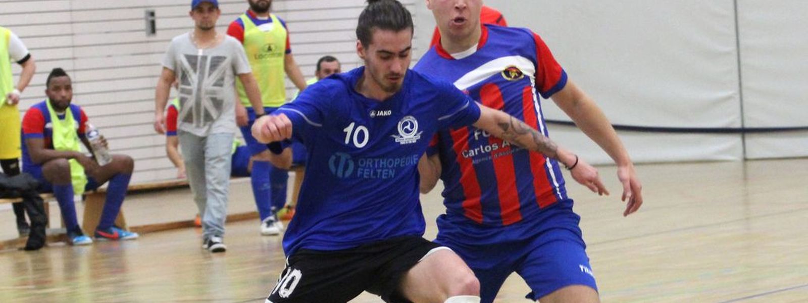 En championnat, Munsbach (en bleu) avait dominé le Sparta Dudelange à deux reprises. Place à la revanche, ce dimanche, en demi-finale de la Coupe de Luxembourg.