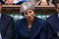 Die britische Premierministerin Theresa May ist stark in Bedrängnis geraten.