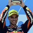 Miguel Oliveira comemora o terceiro lugar no Grande Prémio de Aragão