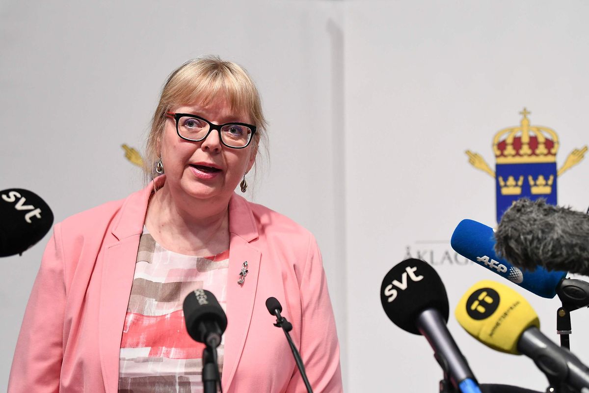 Die stellvertretende Direktorin der schwedischen Staatsanwaltschaft, Eva-Marie Persson.
