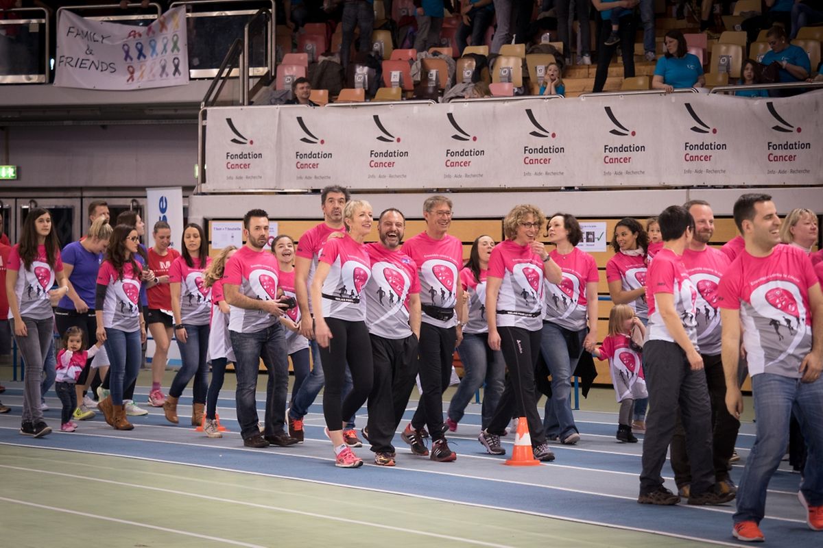 Laufen aus Solidarirät:  „Relais pour la Vie“ der Fondation Cancer, Coque