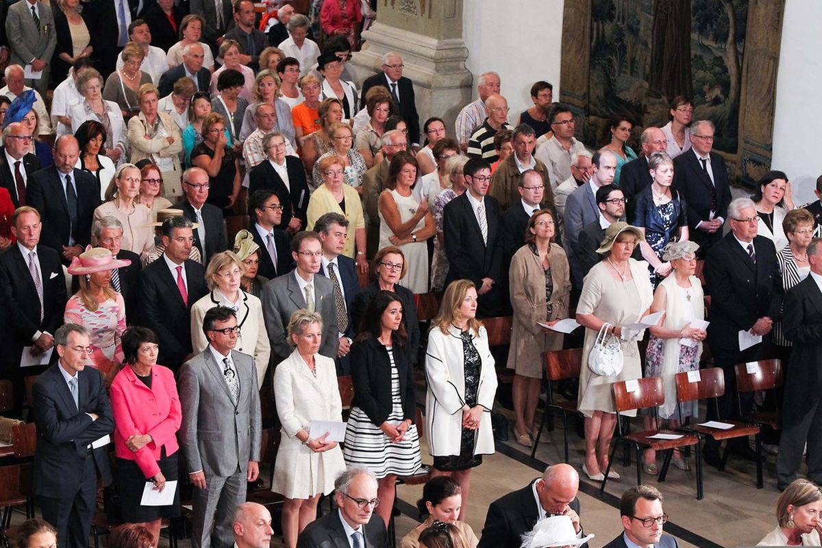 23.6.2014 luxembourg, ville, Cathédrale, Te Deum, Nationalfeiertag, fête nationale, photo Anouk Antony