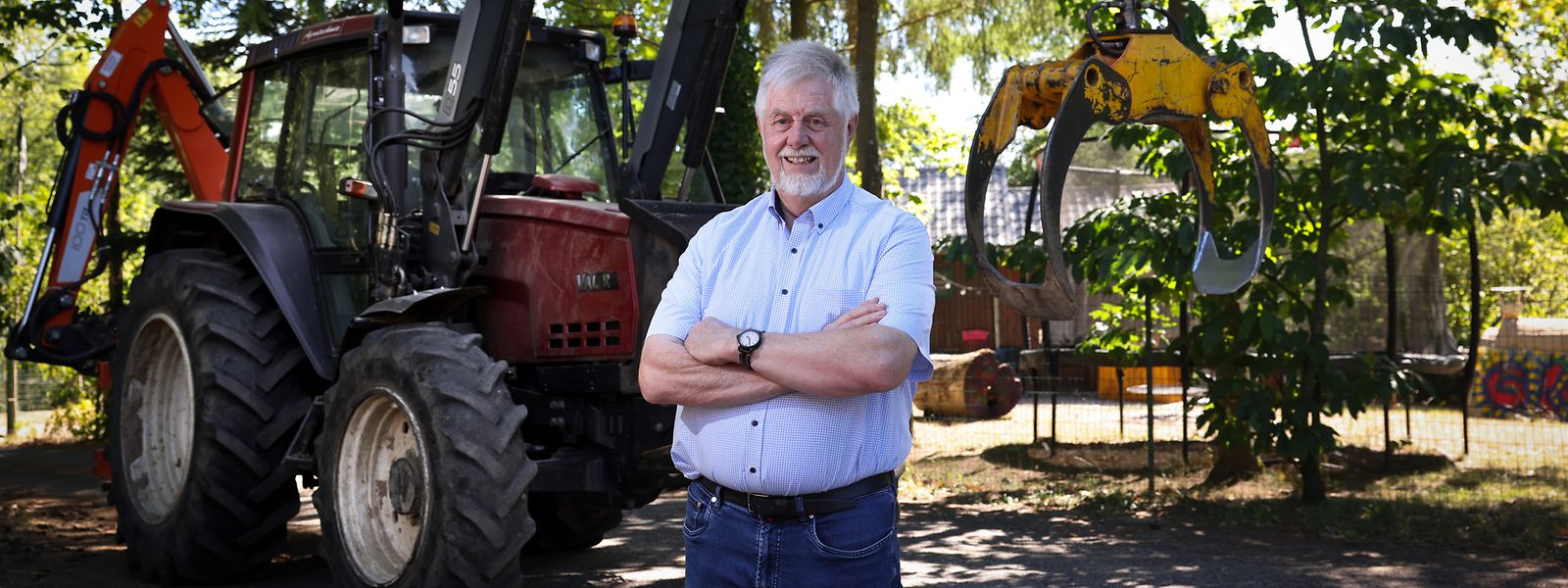 Nach seinem Rückzug aus der Politik wird man den künftigen Ex-Bürgermeister und Waldliebhaber Henri Wurth noch häufiger auf seinem Traktor sehen. 