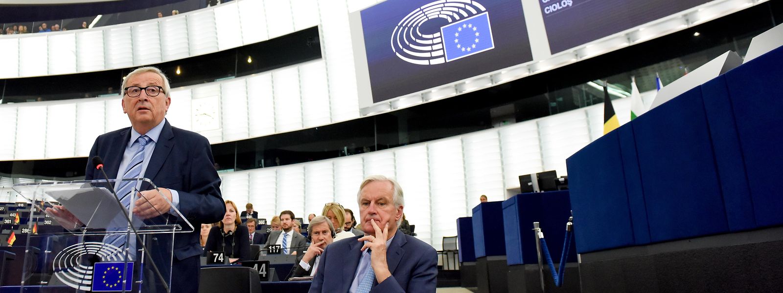 Pour sa dernière allocution devant le Parlement européen, Jean-Claude Juncker a fait part de sa déception quant au départ du Royaume-Uni de l'Union européenne.