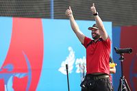 Gilles Seywert / Bogenschießen Compound, Viertelfinale, 2. Europaspiele 2019 / 27.06.2019 / European Games / Minsk / Foto: Yann Hellers