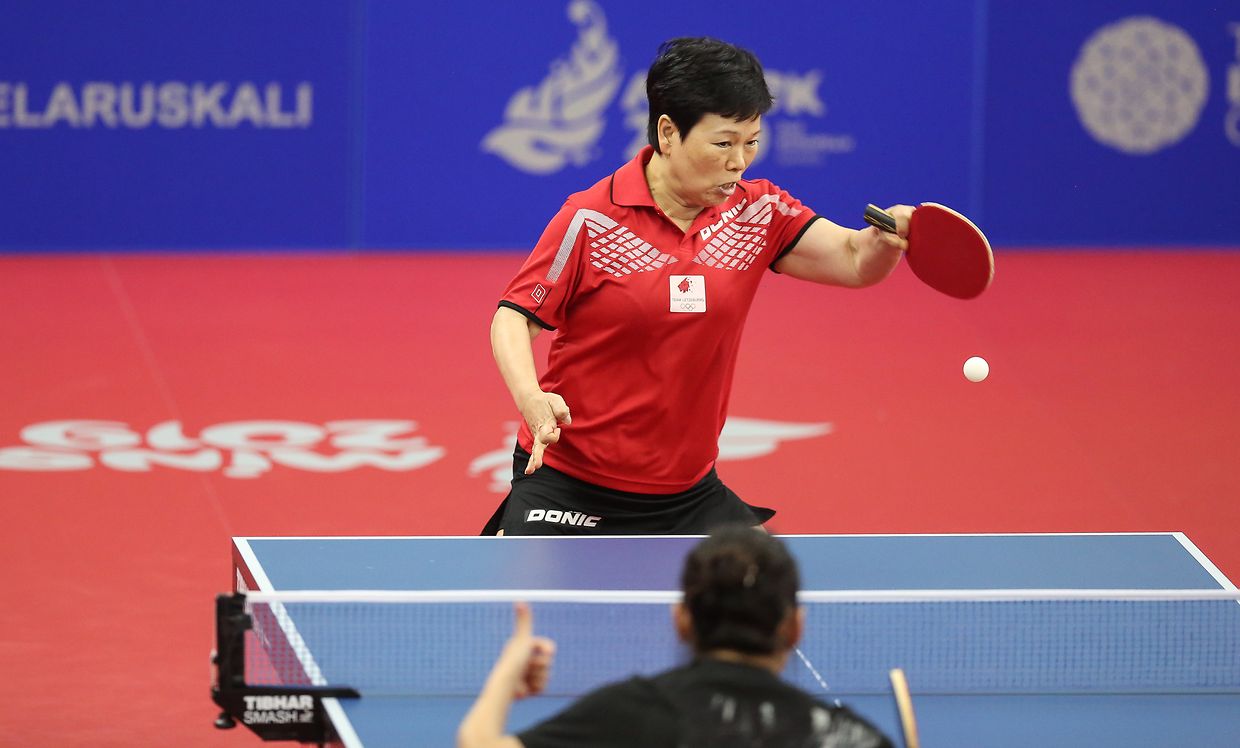 Ni Xia Lian zeigt im Spiel um Platz drei eine starke Leistung.