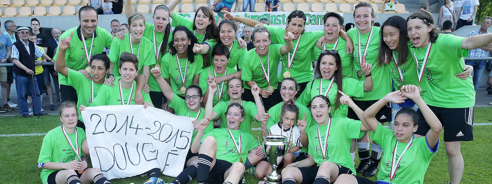 Ao fim de 28 penalties, a taça foi para Junglinster 