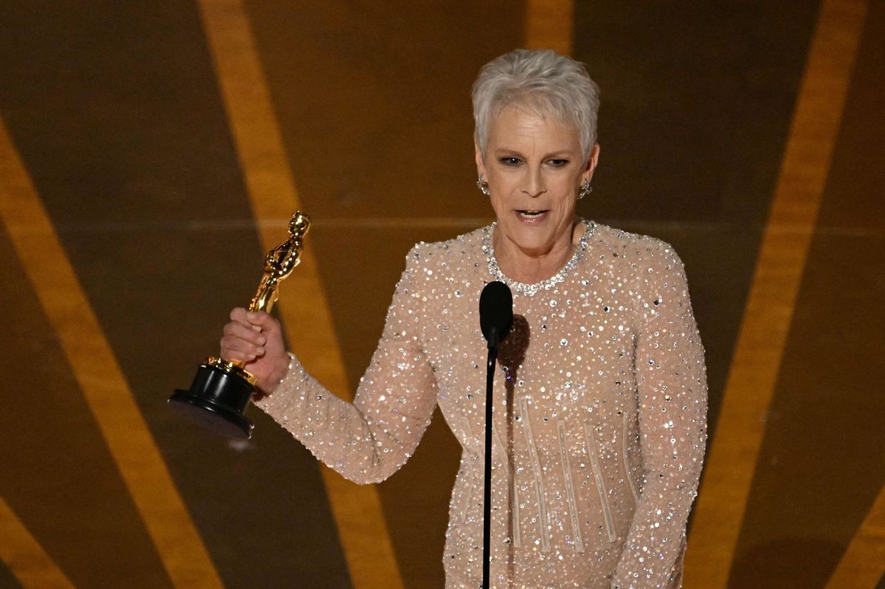 At age 64, Jamie Lee Curtis won her first Academy Award, for Best Supporting Actress.