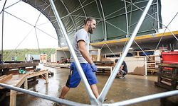 Helfer wie hier beim Food for Your Senses sind unentbehrlich für die Abwicklung. 