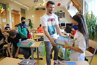 Lokales, Rentrée Scolaire, Erster Schultag, Schule, Schulbücher, Schüler Grundschule Sassenheim, Foto: Guy Wolff/Luxemburger Wort