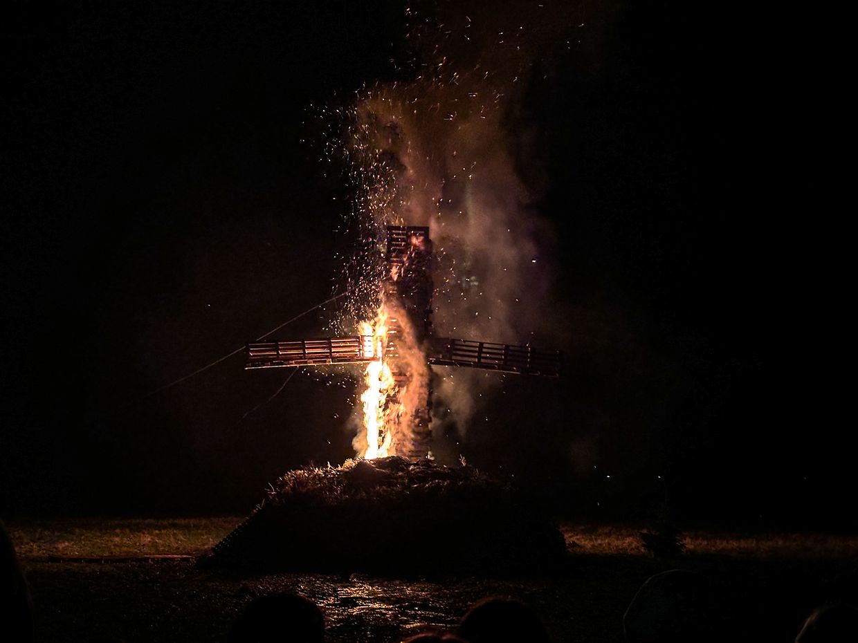 Buergbrennen Eechternoach 2024 / Foto: Viktor WITTAL