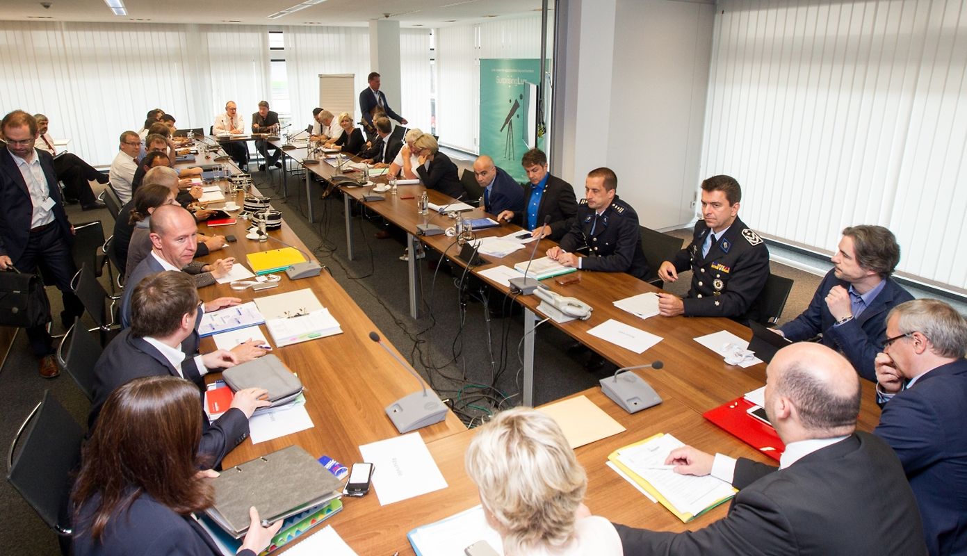 Wenige Minuten vor der Unterredung am Donnerstagmorgen.