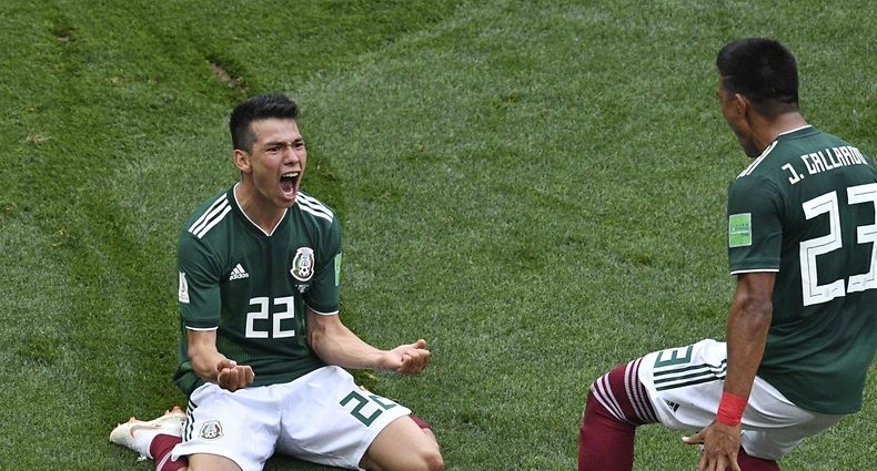 Hirving Lozano a été le héros du jour en inscrivant l'unique but de la victoire mexicaine.