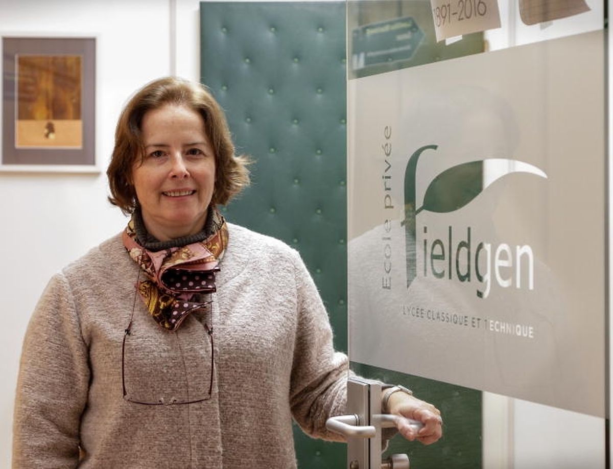Schuldirektorin Renelde Urbain freut sich auf die nächste Rentrée. 