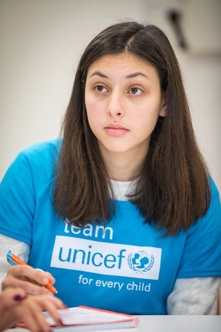 Maria Lopes istJugendbotschafterin der Unicef. Sie möchte sich auch weiterhin für die Kinder und Jugendlichen dieser Welt einsetzen. 
