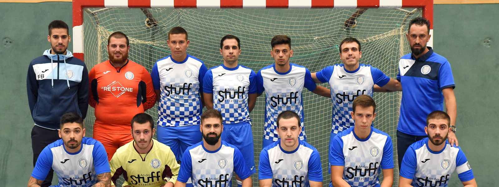 Fabio Barreiro (en haut à l'extrême gauche) ne pense pas un seul instant à la rétrogradation du FC Nordstad en Ligue 2.