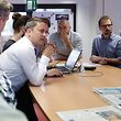 Xavier Bettel esteve hoje nas instalações do editor do Contacto, o grupo saint-paul, para ser "chefe de redação por um dia" do Luxemburger Wort. 