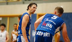 Pit Biever (Basket Esch - 10) / Basketball LBBL Herren Luxemburg, Saison 2021-2022, 3. Spieltag / 03.10.2021 / BBC Arantia Larochette - Basket Esch / Hall Sportif Centre Filano / Foto: Yann Hellers