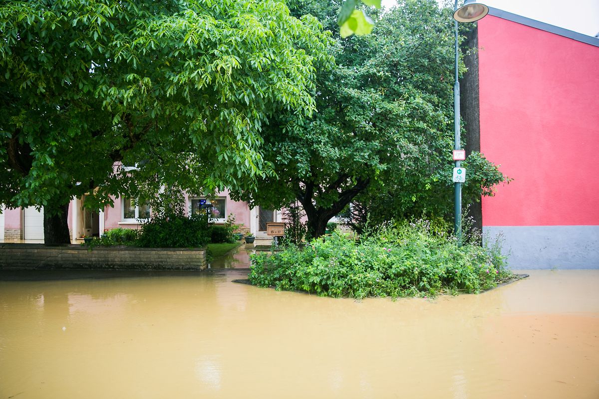 Überschwemmungen im Raum Roeser/Liwingen