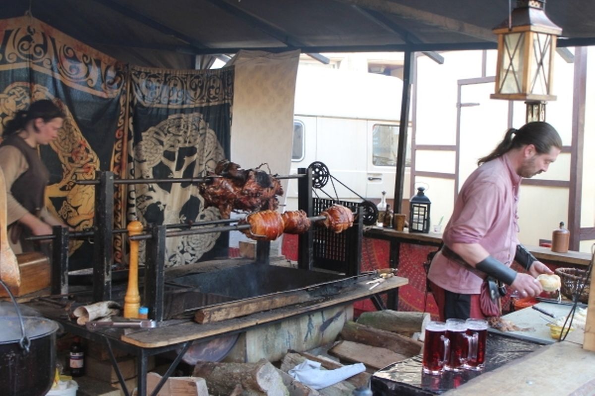 Der Mittelaltermarkt in Echternach.