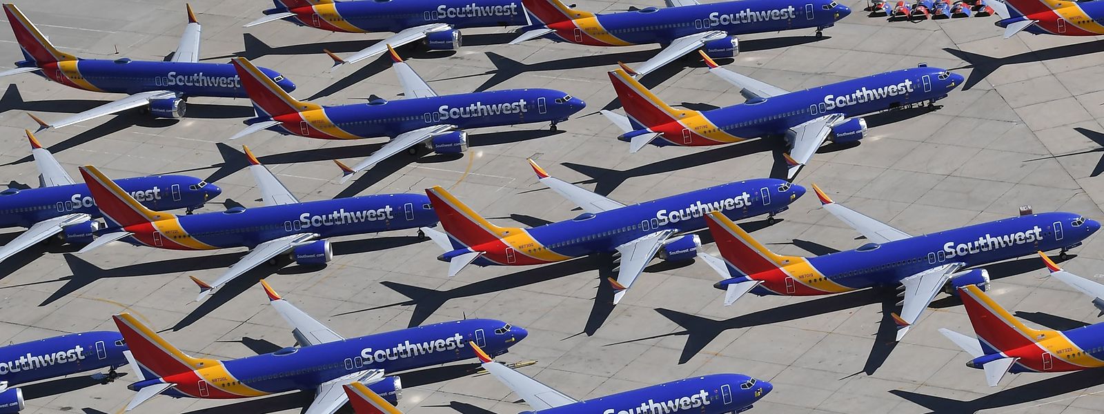 Nach Flugverbot noch immer am Boden: Southwest Airlines Boeing 737 MAX.