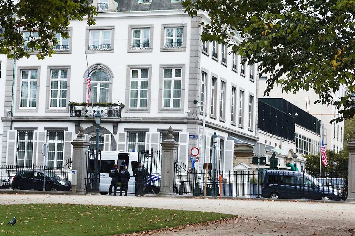 The US Embassy building in Brussels (sanderdewilde)