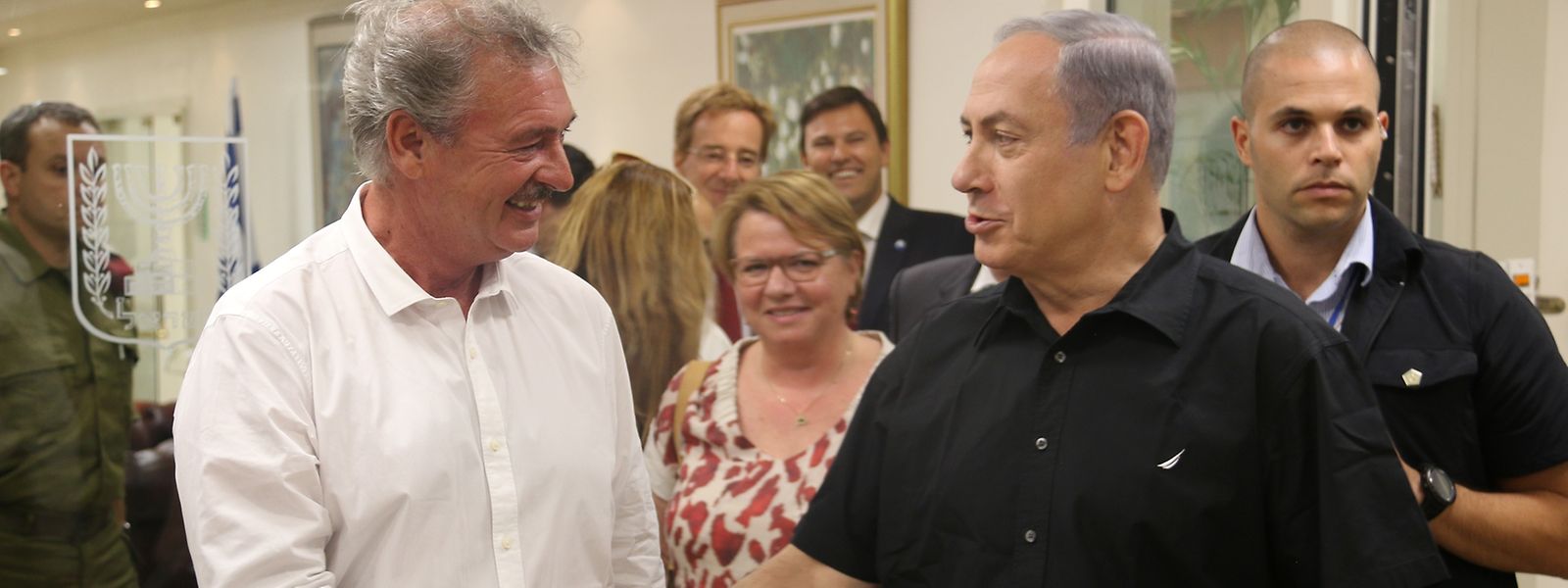 Begegnung in Israel: Jean Asselborn besuchte Benjamin Netanjahu.