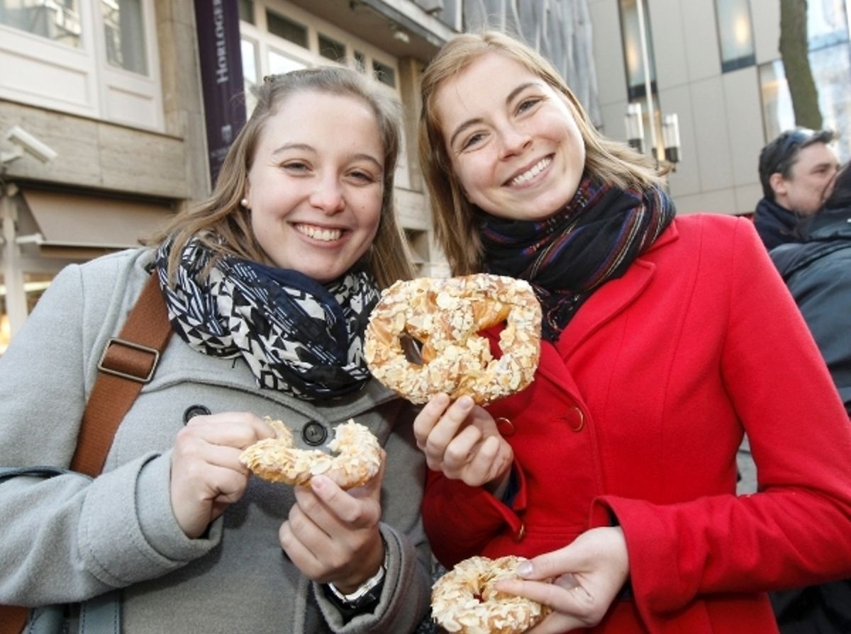Leap year means women give out the bretzels Photo: LW Archive