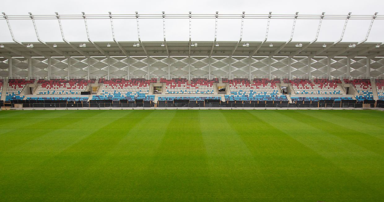 Visite de chantier du Stade de Luxembourg.