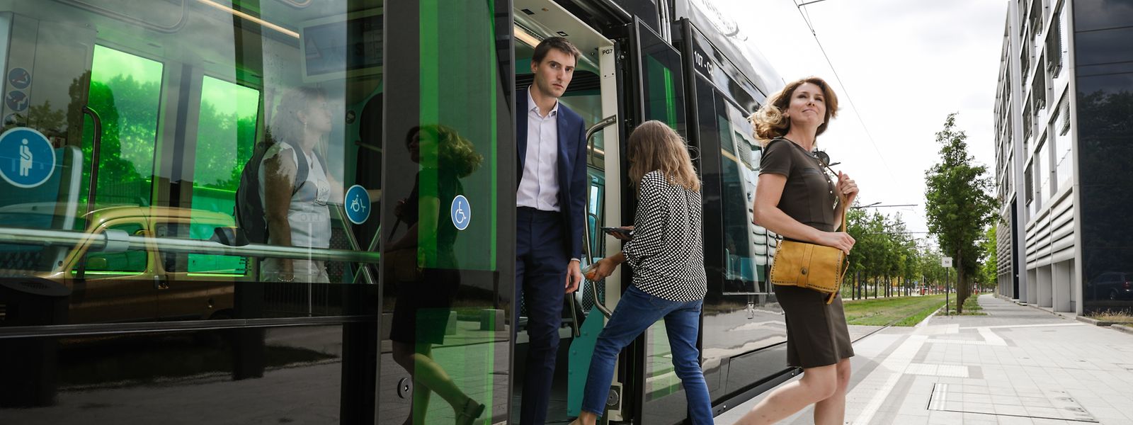 56% des personnes interrogées n'ont pas encore utilisé le tram.