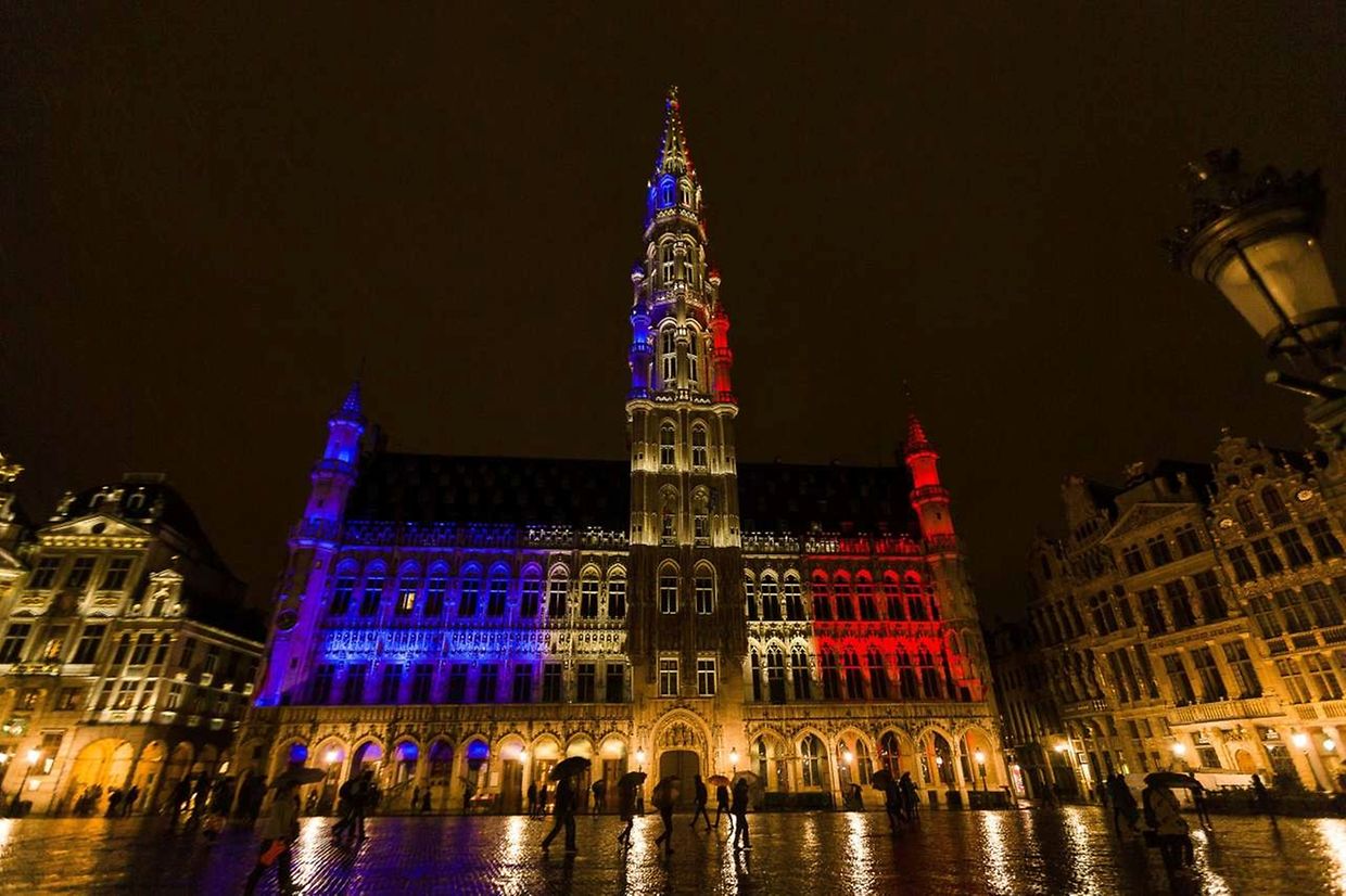 Rathaus von Brüssel. 