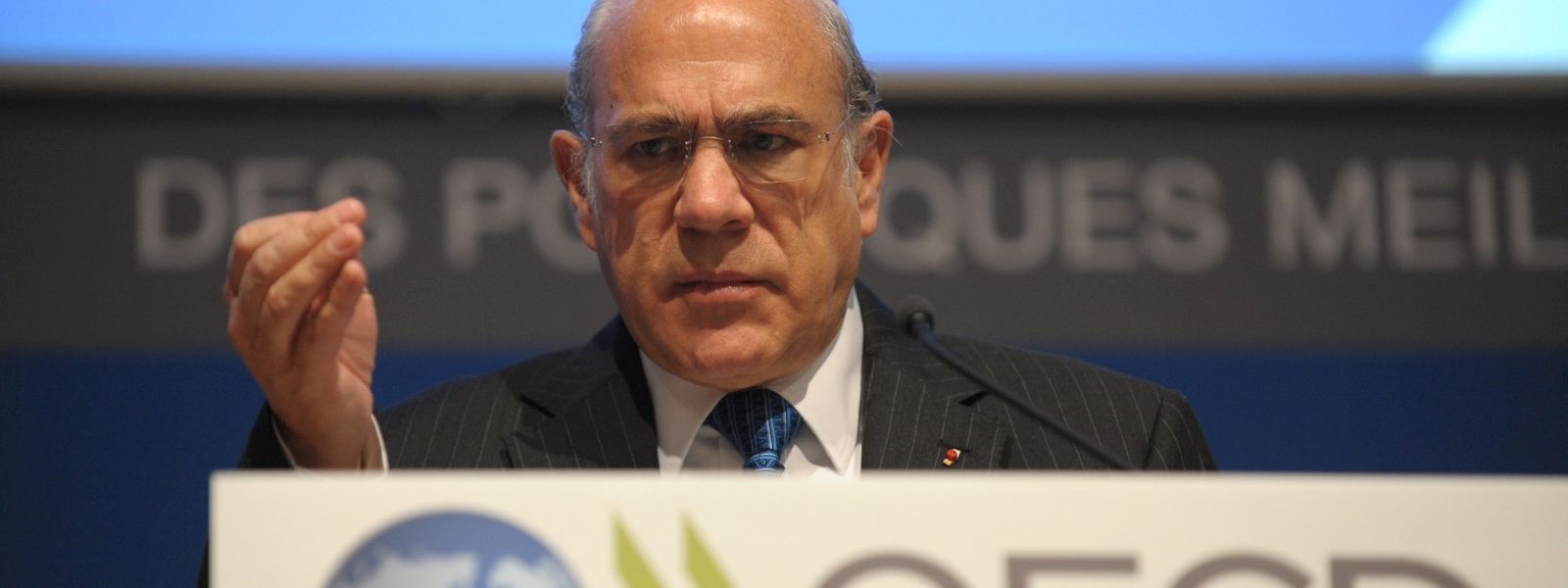 Angel Gurría lamentou que a ajuda a países pobres tenha diminuido