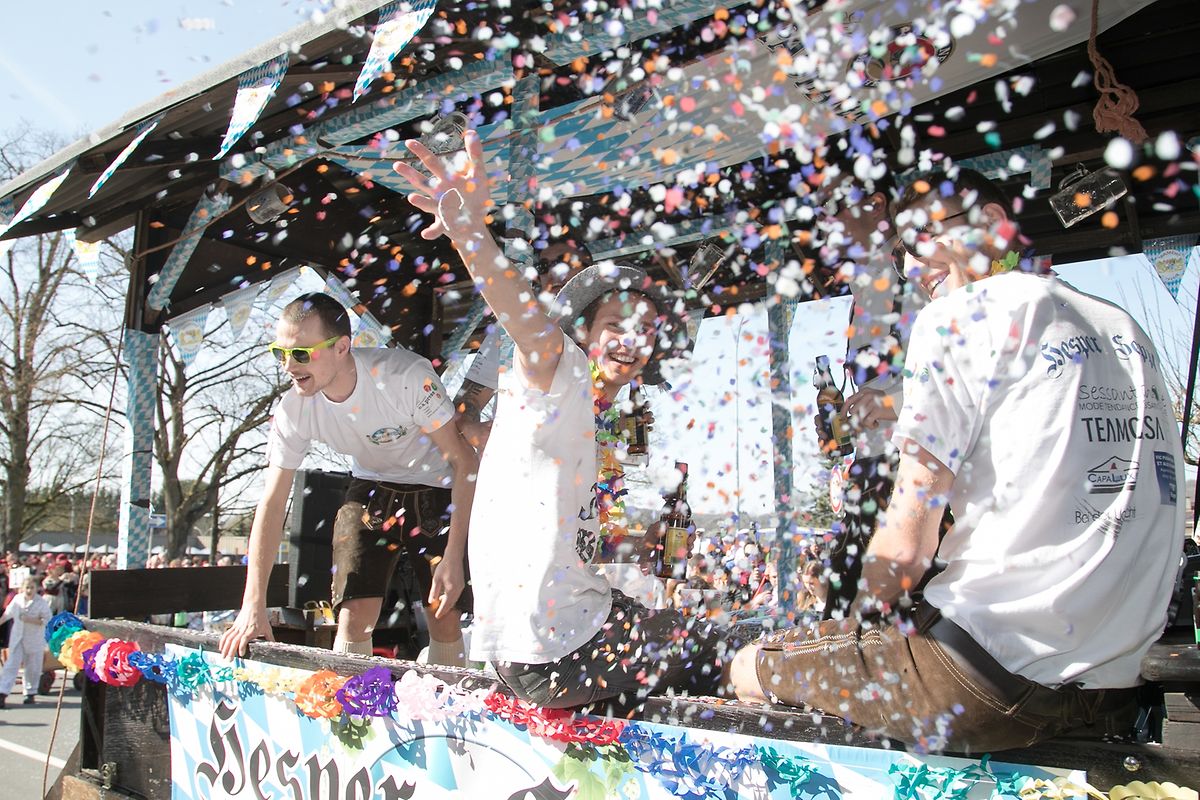 Inventive floats are part of the tradition Photo: Laurent Blum