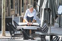 Wi , Covid-19 , Coronakrise , Sars-Cov-2 , Restaurants und Cafes , Place d`Armes  Foto:Guy Jallay/Luxemburger Wort