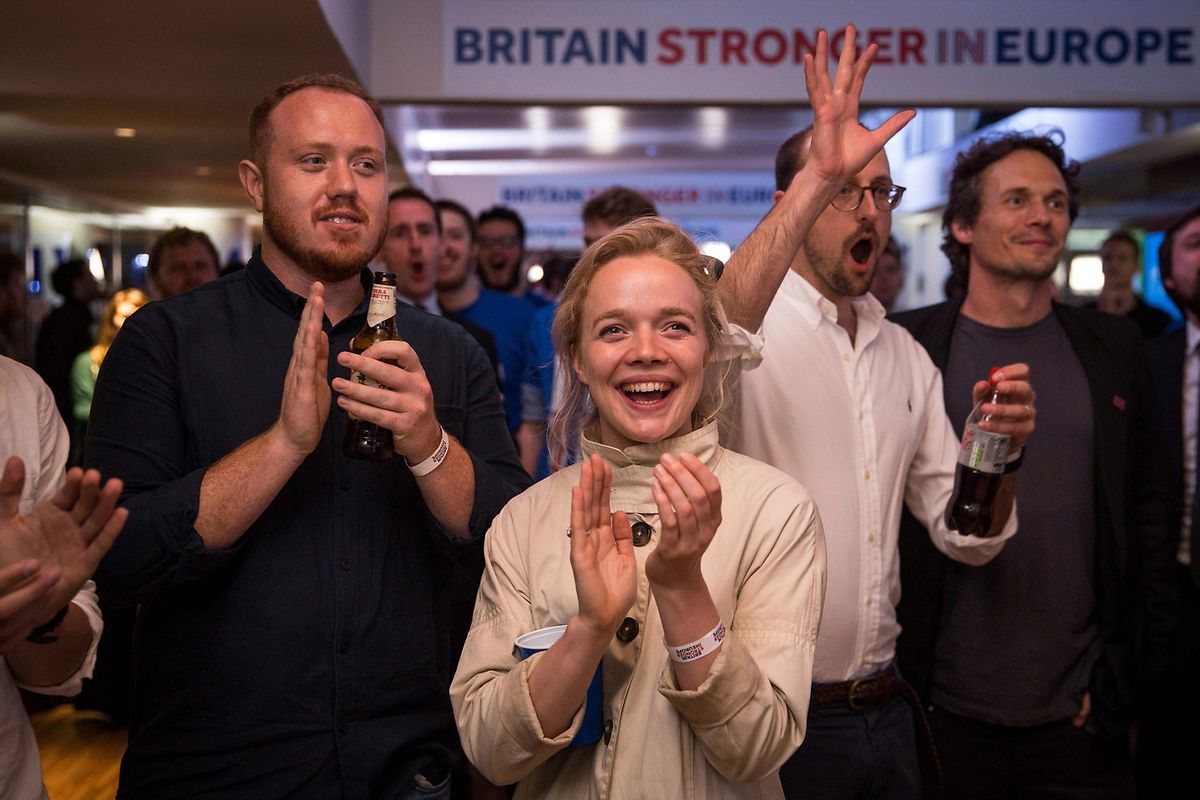 Die Mitglieder der 'Stronger In'-Kampagne waren am Donnerstagabend noch zuversichtlich.