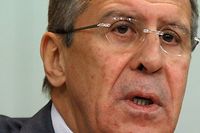 Der russische Außenminister Sergej Lawrov.