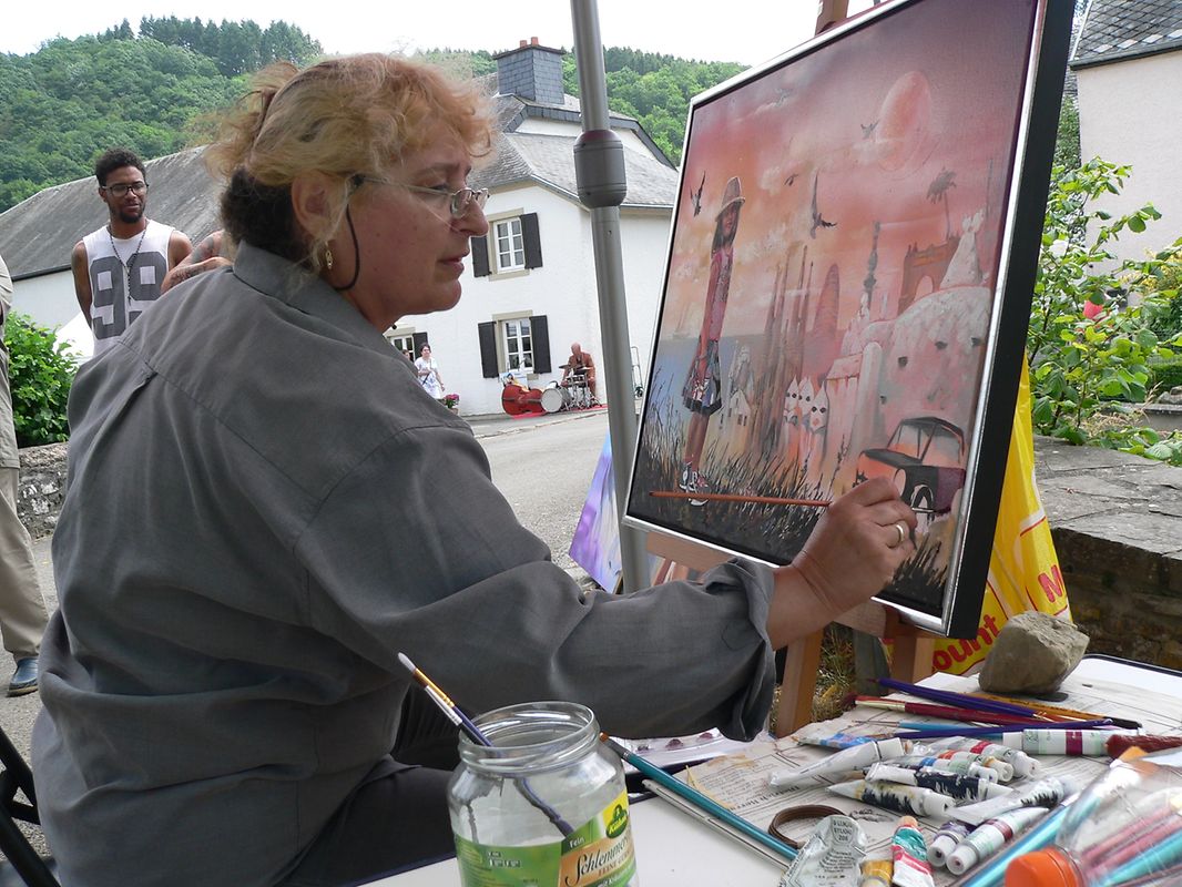 Kunst bewundern, anfassen, ausprobieren und erwerben: Im Kiischpelt waren der Fantasie an Nationalfeiertag erneut keine Grenzen gesetzt.