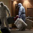 Police officers investigate a crime scene at Leytonstone underground station in east London, Britain December 6, 2015. Police were called to reports of a number of people stabbed at the station in east London and a man threatening other people with a knife. One man was seriously injured and two sustained minor injuries, police said. REUTERS/Neil Hall