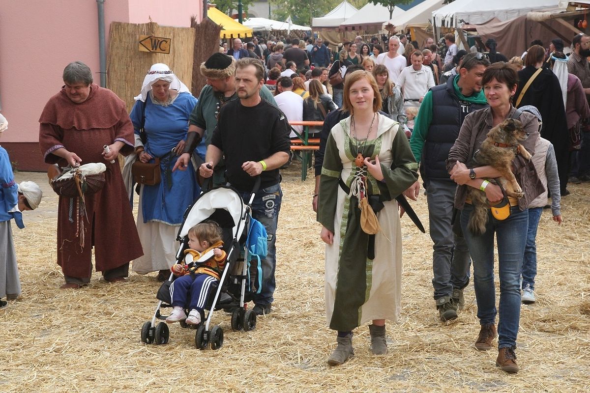 Eindrücke vom Mittelalterfest in Düdelingen.