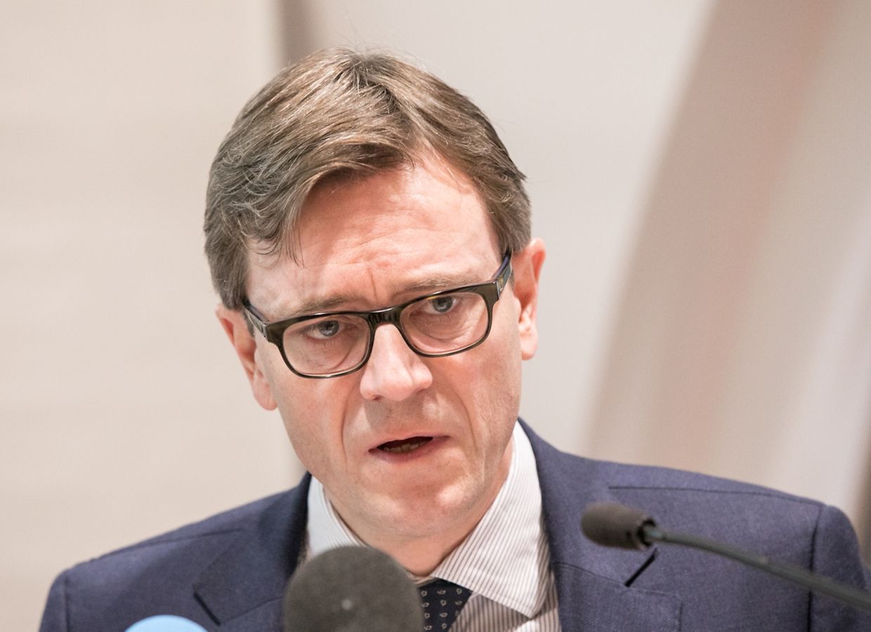 Marc Wengler, lors de la conférence de presse organisée ce jeudi à Luxembourg