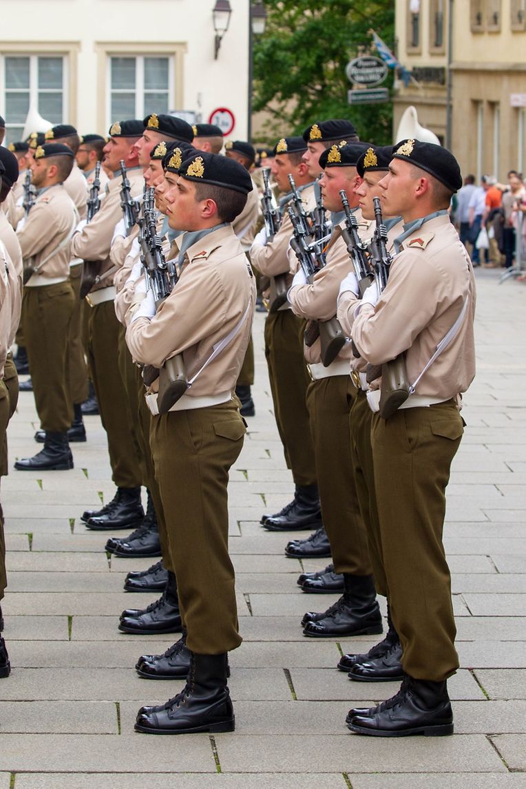 Die feierliche Wachablösung am Mittwochnachmittag.