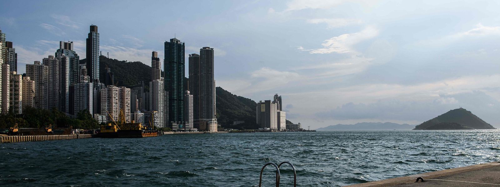 Die Bucht vor Hongkong.